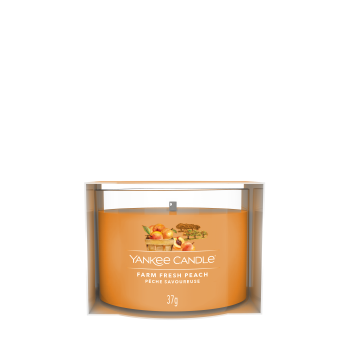 Yankee Candle Farm Fresh Peach Glasvotivkerze 37g